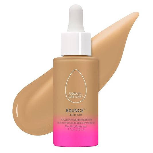 Beautyblender 12-Hour Always on Radiant Skin Tint, Breathable Serum Foundation Stays Put for All Day Long Wear, Infused with Hyaluronic Acid & Niacinamide, Medium 3-VivaGrace Women