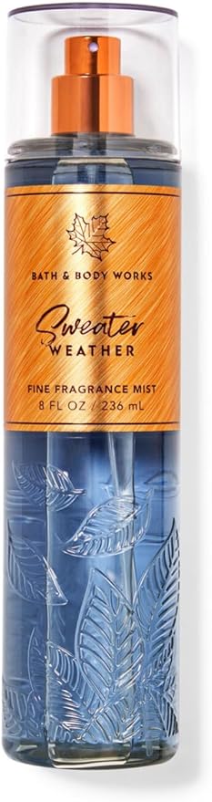 Bath & Body Works - 3 Piece Bundle - Spray - Body Lotion - Shower Gel - Full Size and Gift Bag HELLO GORGEOUS (Sweater Weather)-VivaGrace Women