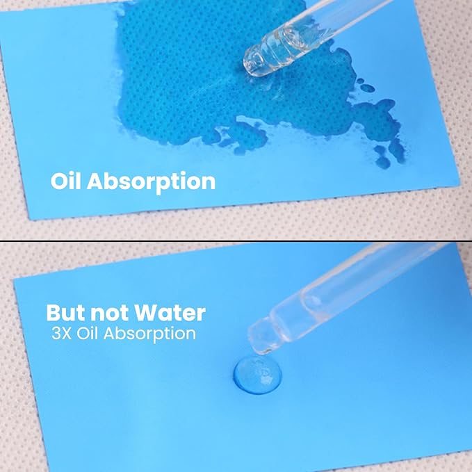 ROSELYNBOUTIQUE Oil Blotting Sheets for Face - 100 Organic Premium Flexible Silky Blotting Sheets Instant Oil-Absorbing Remove Excess Oil & Shine Oil Control Films-VivaGrace Women