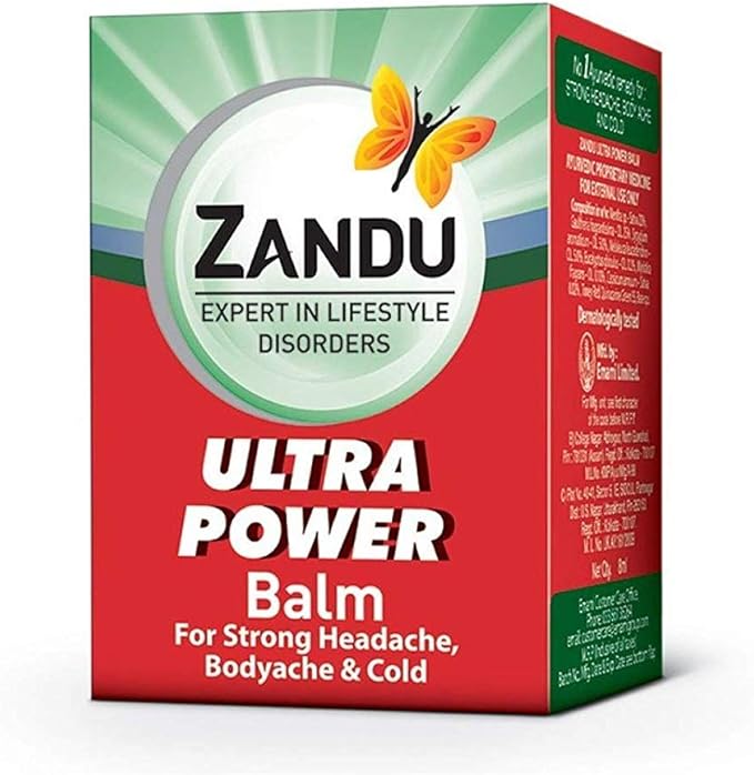 Pack of 20 - Zandu Ultra Power Balm - 8ml-VivaGrace Women
