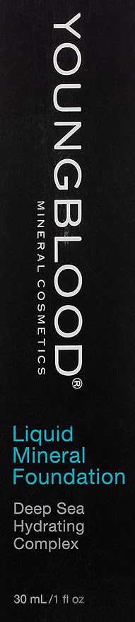 Youngblood Liquid Mineral Foundation, Shell, Dewy, Lightweight, Full Coverage, Vegan, Cruelty Free, Gluten-Free-VivaGrace Women