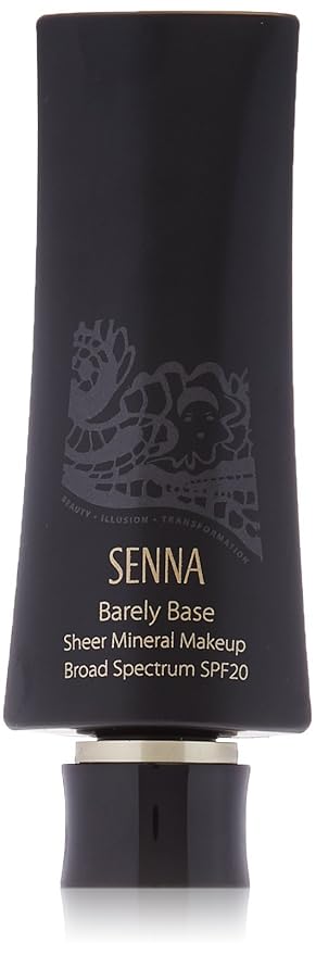 Senna Cosmetics Barely Base Sheer Mineral Makeup SPF 20, Medium, 1.7 Fluid Ounce-VivaGrace Women