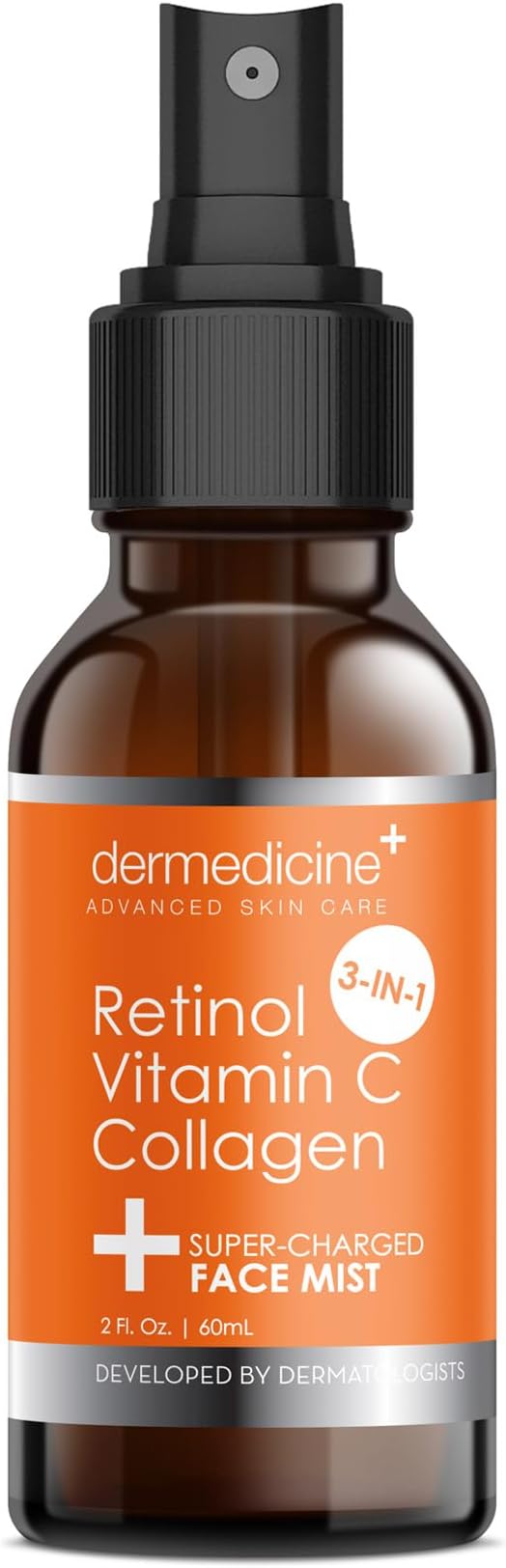 3 in 1 Super-Charged Anti-Aging Face Mist w/Retinol, Vitamin C + Collagen | Hydrates, Refreshes & Brightens for a More Glowing Complexion | 2 fl oz, 60 ml-VivaGrace Women