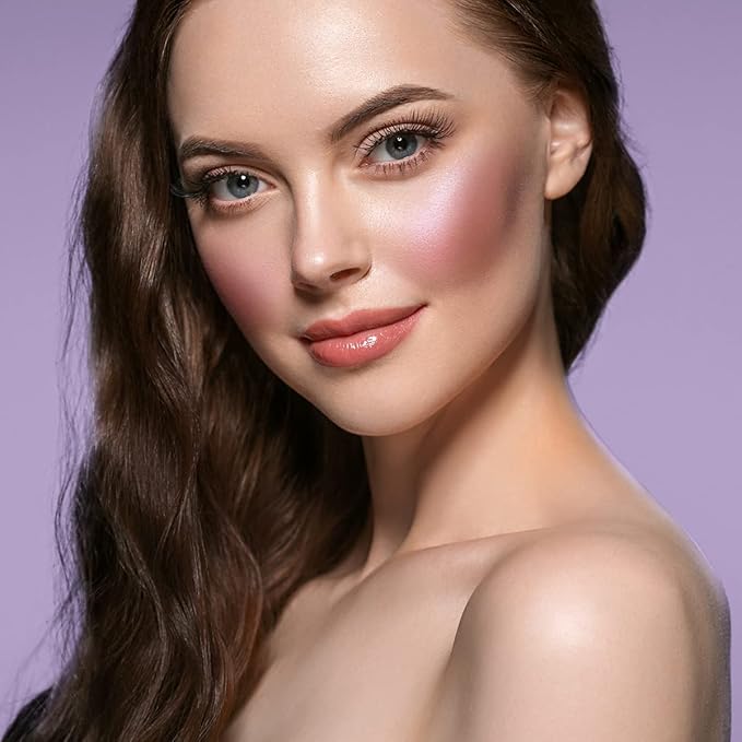 4Pcs Cream Blush Contour Highlighter Bronzer Moisturizer Stick Makeup Set #T Blush Glow3-VivaGrace Women
