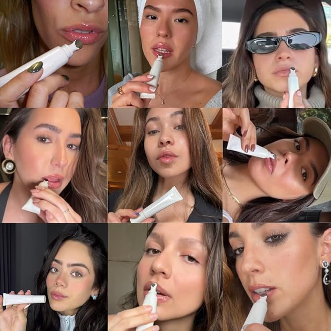 Endless Skin - Daydream - Natural Vanilla Flavor Lip Balm with Jojoba Oil, Hyaluronic Acid and Squalane - Ultra Glossy Finish that Nourishes and Hydrates Your Lips - Vegan and Paraben Free - 15ml-VivaGrace Women