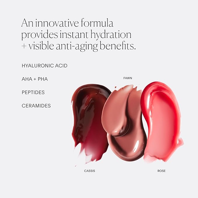 U Beauty The PLASMA Tinted Lip Compound - Anti-Aging & Anti-Wrinkle Lip Gloss, Hyaluronic Acid, Shea Butter & Peptides for Hydration & Plumping,Cassis - 15 mL-VivaGrace Women