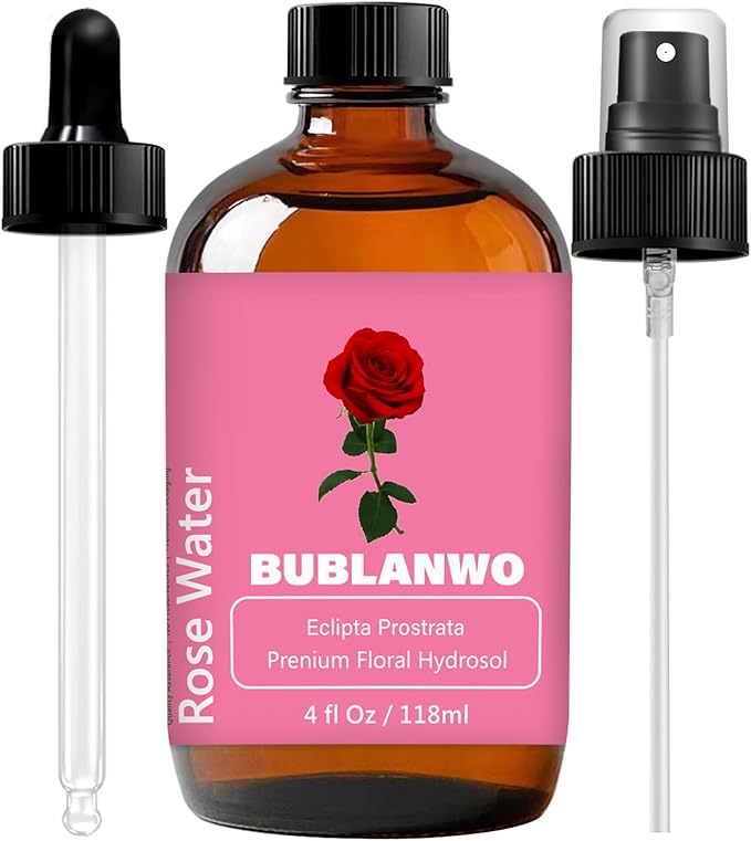 Organic Rose Water Toner Spray for Face, Skin Care, Soaps, Skin Hydration, Bath Facial Mist Toner 118 ml-VivaGrace Women