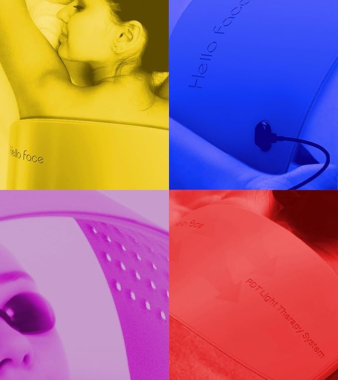 Red Light Therapy for Face and Neck, 720 LED Infrared Light Therapy Mask for Wrinkles and Acne, Large 30.8" x 11.8" Panel for Body, Red Light Mask Gift for Women, Mom, PDT Facial Skincare at Home-VivaGrace Women