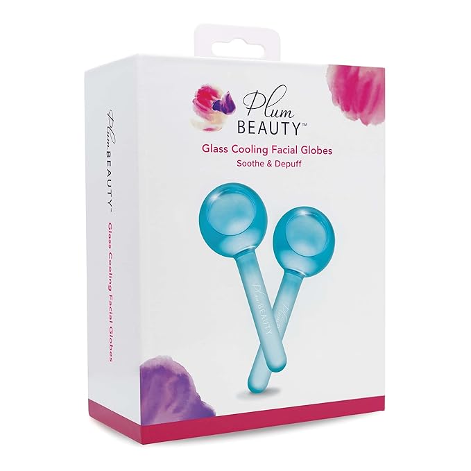 Facial Ice Globes - Cooling Massage Tools for Refreshing Skincare Routine, Enhances Self Care, Reduces Puffiness - Set of 2-VivaGrace Women