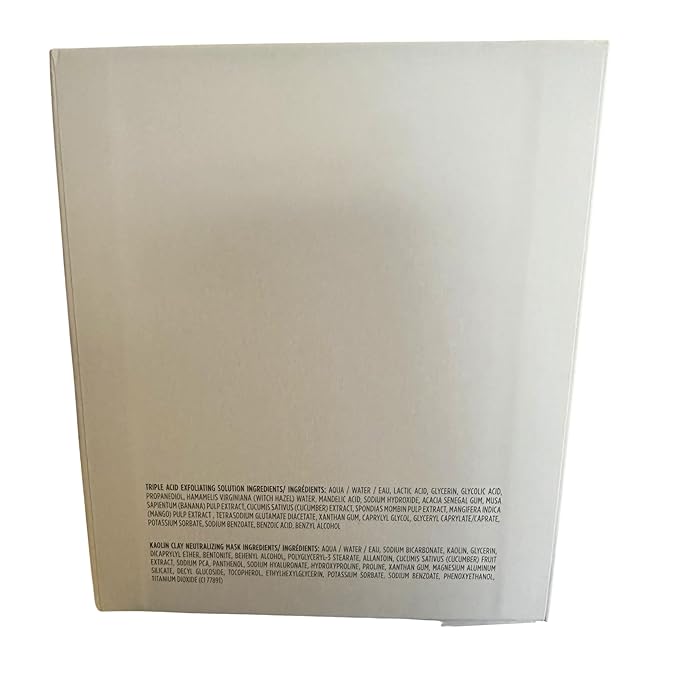 SHANI DARDEN SKIN CARE Triple Acid Peel, 2-Step Exfoliating Face Peel with Mandelic, Lactic & Glycolic Acids, Kaolin Clay Neutralizing Mask & Brush, Helps Improve Dark Spots & Skin Texture, 1.69 fl oz-VivaGrace Women