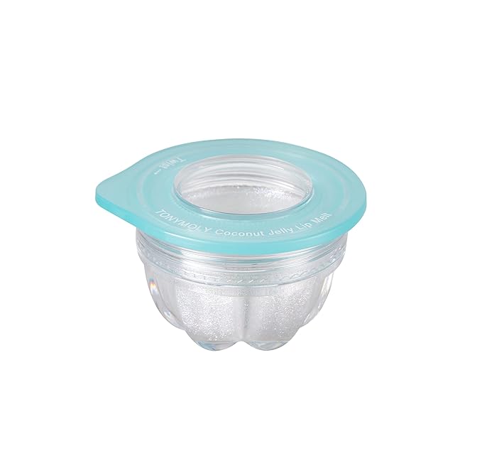 TONYMOLY Jelly Lip Melt, Coconut | Limited Edition Holographic Glitter Lip Treatment and Highlighter-VivaGrace Women