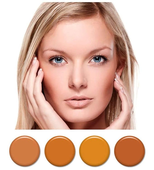 4pc MEDIUM complexion Professional Airbrush Cosmetic Makeup Set 1/2 oz bottles-VivaGrace Women