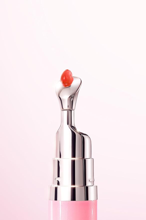 Hydrating Brightening Lip Serum, Nourishing Hydration Tinted Lip Stain, Plumping Lip Gloss with Polypeptide Squalane (02 Coral Rose)-VivaGrace Women