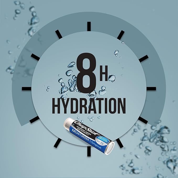 ChapStick Moisturizer 2-in-1 Lipcare SPF 15, Original, 12-Pack – 8-Hour Sunscreen Lip Balm with Aloe Vera and Vitamin E, 0.15 Oz Ea-VivaGrace Women