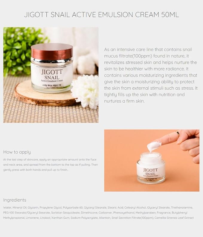 Snail Essence Moisture Skin Care 3Set, K Beauty Snail Cream, Moisturizer, Toner, Anti-Aging Hydration-VivaGrace Women