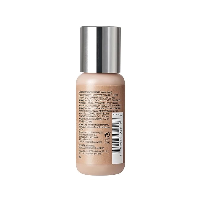 Ruby Kisses Liquid Foundation No More Blemish Oil-Free Foundation Korean Makeup 1.18 Fl Oz (Golden Honey)-VivaGrace Women
