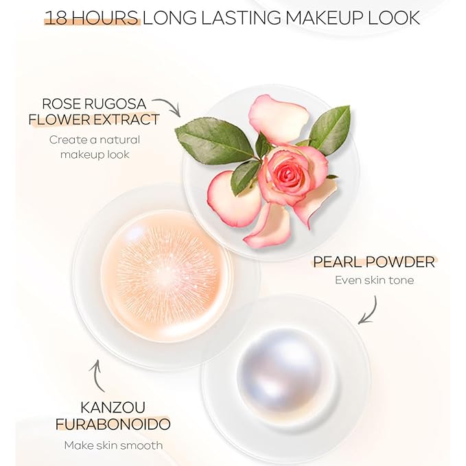 KWOLYKIM 2PCS Hydrating Makeup BB Cream, Tinted Moisturizer Face Makeup BB Cream Foundation Waterproof Concealer Clean Brighten Color Correcting Cream Nude Makeup Long Lasting for All Skin(Ivory)-VivaGrace Women