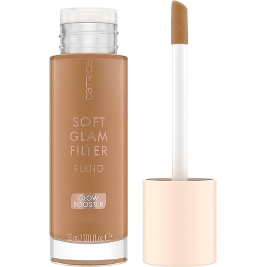 Catrice | Soft Glam Filter Fluid | Luminous Make Up Base & Highlighter for Radiant Complexion | With Vitamin E & Squalene | Vegan & Cruelty Free (65 | Tan)-VivaGrace Women