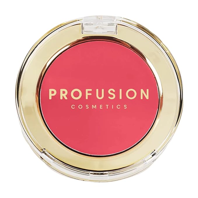 Profusion Cosmetics Cream Blush- Lightweight, Easy-Blend Creamy Texture, Soft, Natural Satin Finish Creating a Natural and Charming Makeup (Hibiscus, 1)-VivaGrace Women