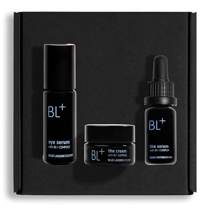 Blue Lagoon - BL+ Award Winners Kit, BL+ Eye Serum, BL+ The Serum, BL+ The Cream (20% Savings - $268 Value) | Sustainable, Bioactive Luxury Skincare (3-Piece Set)-VivaGrace Women