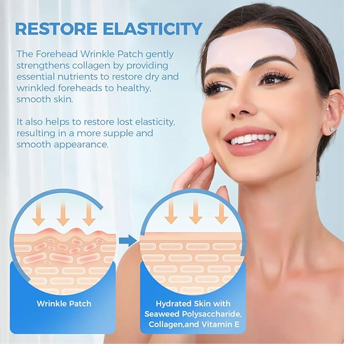 Okela Forehead Wrinkle Patches Overnight 20 pcs with Collagen, Anti Wrinkle Patches, Forehead Wrinkles Beauty Treatment-VivaGrace Women