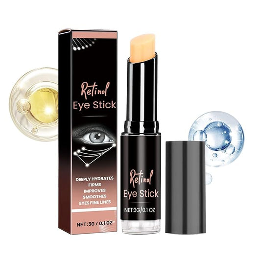Retinol Eye Stick, Retinol Eye Cream for Dark Circles and Puffiness, Under Eye Cream Anti Aging, Retinol Eye Balm Reduce Fine Lines and Dark Circles, Visible Results in 3-4 Weeks-VivaGrace Women