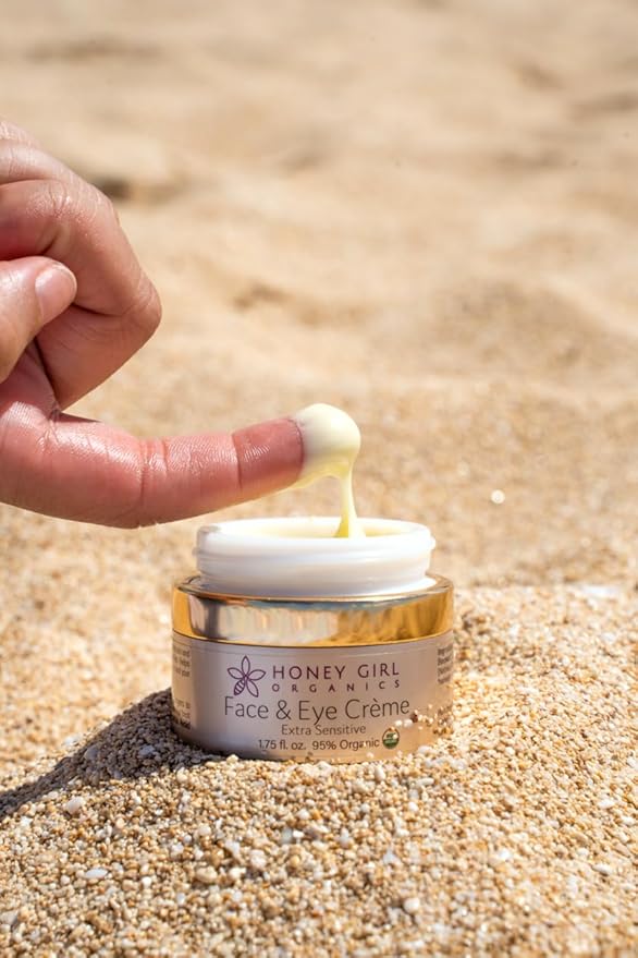 Honey Girl Organics Extra Sensitive Face and Eye Creme, 1.75 Fluid Ounce-VivaGrace Women