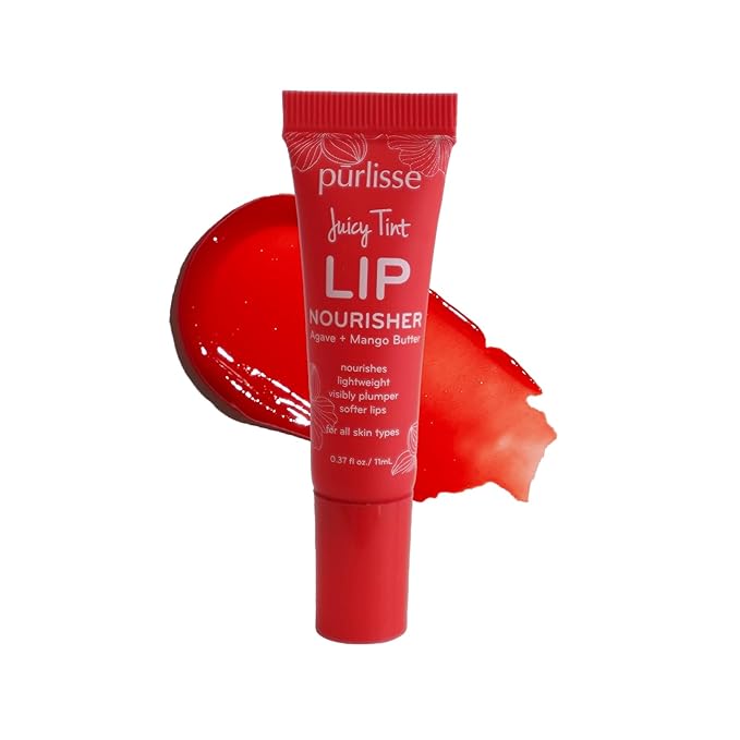 Purlisse Juicy Tint Lip Nourisher - Tinted Lip Moisturizer (Ruby Shine)-VivaGrace Women