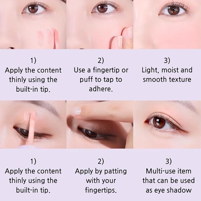 Fluffy Air Blusher 5 Colors - Lightweight Melting Liquid Blush for Colorful Cheeks, Highly Pigmented, Cheekbones and Eye Makeup, Soft Matte Finish, Buildable Formula (05 DUSTY ROSE)-VivaGrace Women