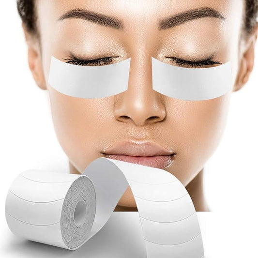 Foam Eye Pads for Eyelash Extensions - Akissos 125 PCS Pre Cut Medical Foam Tape Under Eye Pads Lash Extension Supplies Beauty Tools Lint Free Hypoallergenic No Latex Waterproof-VivaGrace Women