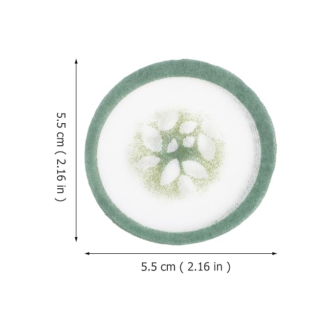 Mobestech Cucumber Eye Pads 100 Pads Non-woven Eye Soothing Spa Cooling Eye Patches with Fruit Vegetable Extracts for Eyes Reduce Dark Circles-VivaGrace Women