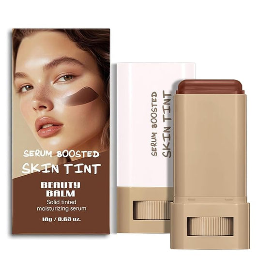 Beauty Balm Serum Boosted Skin Tint – Hydrating Tinted Moisturizer, Lightweight Solid Tinted Foundation Stick for Flawless, Sheer to Medium Coverage, Radiant & Dewy Finish, All-Day Wear (1#, 1)-VivaGrace Women