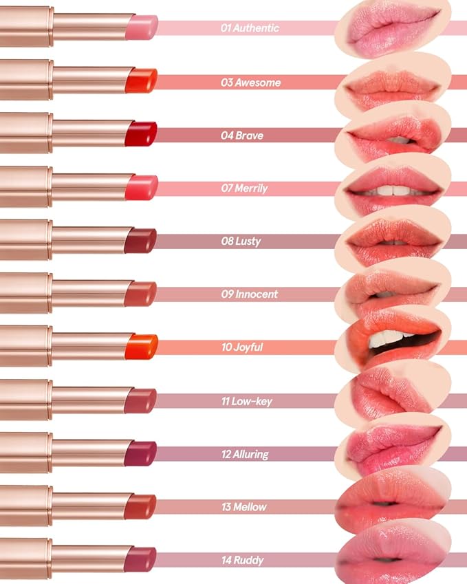 ATHÉ Authentic Lip Balm 11 LOW-KEY (Tinted), Lightweight Wear & Plumping Lips without Stickiness, Moisturizing & Nourishing Plant-Based Vegan Chapstick for Dry, Petrolatum Free, Cruelty-Free-VivaGrace Women