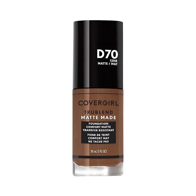 COVERGIRL TruBlend Matte Made Liquid Foundation, Cappuccino , 1 Fl Oz (Pack of 1)-VivaGrace Women