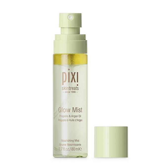 Pixi Beauty Glow Mist | All-Over Mist For Luminous Complexion | Set & Refresh Makeup | Hydrate Skin With 21 Natural Oils | 2.70 Fl Oz-VivaGrace Women