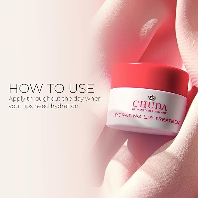 Chuda Hydrating Lip Treatment – Anti-Aging, Plumping Treatment for Lips – Intensive Lip Moisturizer - Natural Lip Hydrator – Soothing, Hydrating Lip Plumping Treatment - 5ml-VivaGrace Women