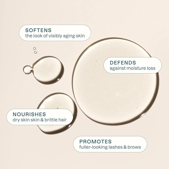 Cliganic Organic Castor Oil, 100% Pure (2oz Glass Bottle with Eyelash Kit) - For Eyelashes, Eyebrows, Hair & Skin (Packaging May Vary)-VivaGrace Women