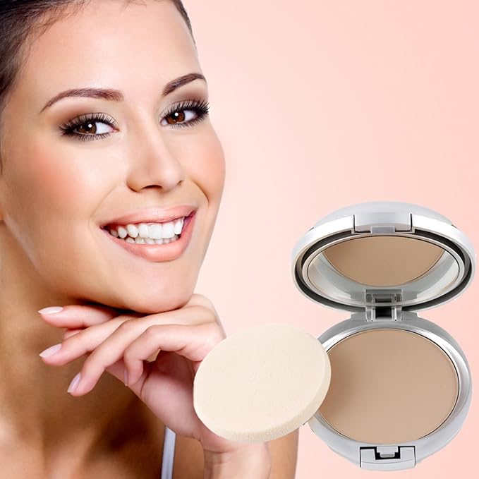 Pressed Mineral Foundation With Vitamin for a Natural Silky Finish-VivaGrace Women