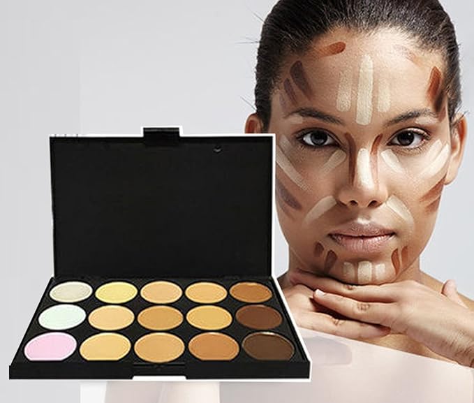 20pc White Eye And 15pc Contour Pallet Eye Makeup Brush Set-VivaGrace Women