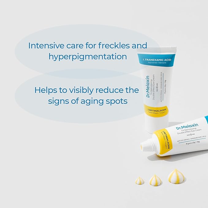 TX Retinalsome Eye Cream with Adenosine Niacinamide for Fine Lines, Wrinkles & Dark Spots | Daily Anti-Aging Under Eye Care | 40g - Korean Skincare-VivaGrace Women