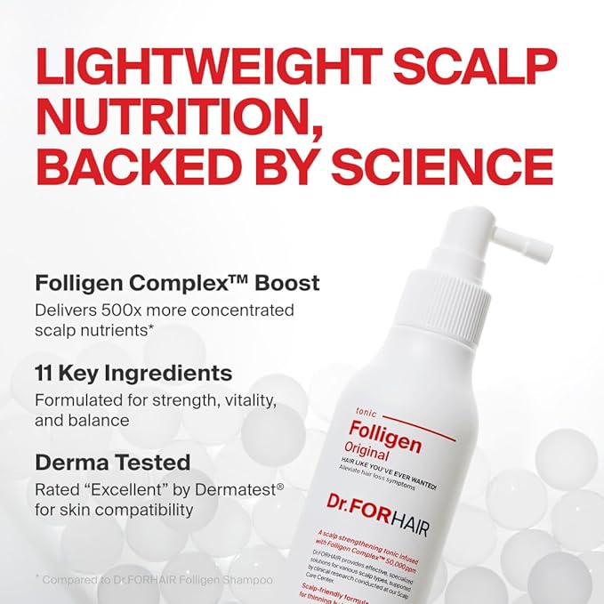 Dr.FORHAIR Folligen Tonic 120 ml/4.06 fl. oz. | Hair Strengthening | Scalp Care | Nourishes, Revitalizes and Strengthens-VivaGrace Women
