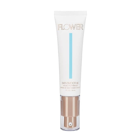 FLOWER BEAUTY By Drew Barrymore Skin Smoothie Hydro Pop Makeup Primer - Hydrating + Cooling - Lightweight feel + Absorbs Quickly - Grips Makeup for Long Lasting wear + Moisturizing - For All Skin Types-VivaGrace Women
