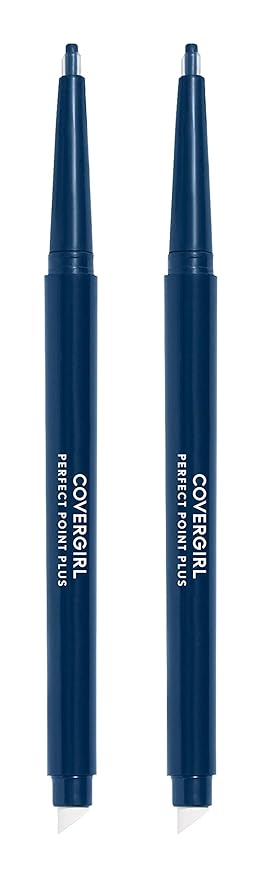 COVERGIRL Perfect Point Plus Eyeliner Pencil, Midnight Blue, 0.008 Ounce (Pack of 2)