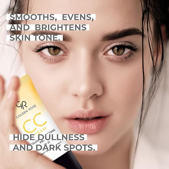 Golden Rose Makeup CC Cream Color Correcting Primer - (Yellow)-VivaGrace Women
