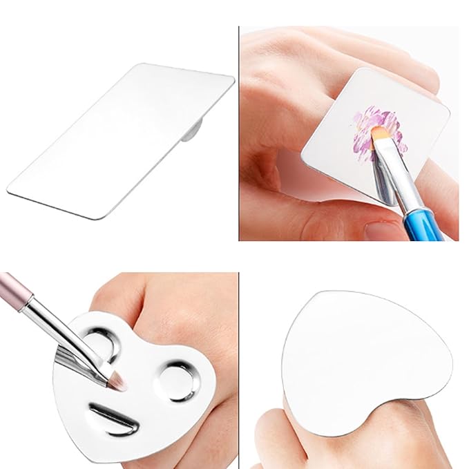 Makeup Mixing Stainless Steel For Mixing Eye Eyelash Nail Art Designs Makeup Mixing For Makeup Mixing With Spatula-VivaGrace Women