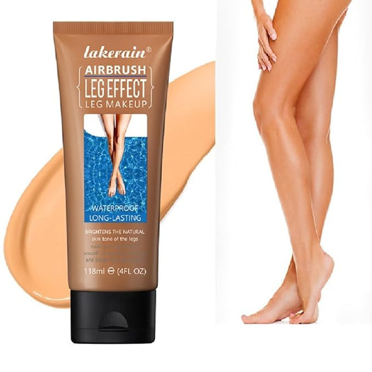 Leg Makeup Waterproof No Transfer,Leg Makeup Lotion,Leg and Body Scar Cover up Makeup,Long Last Body Foundation (3# Bronze, 4 FL OZ)-VivaGrace Women