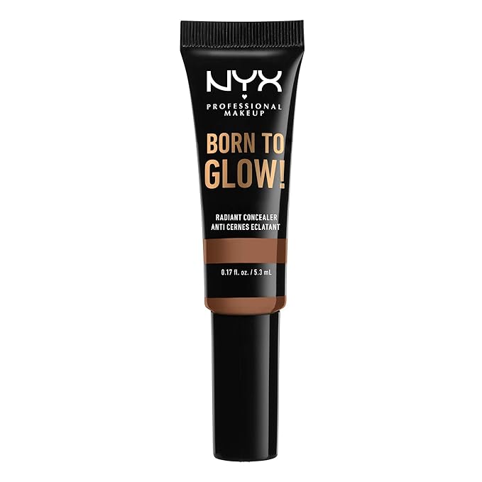 NYX PROFESSIONAL MAKEUP Born To Glow Radiant Concealer, Medium Coverage - Warm Caramel-VivaGrace Women