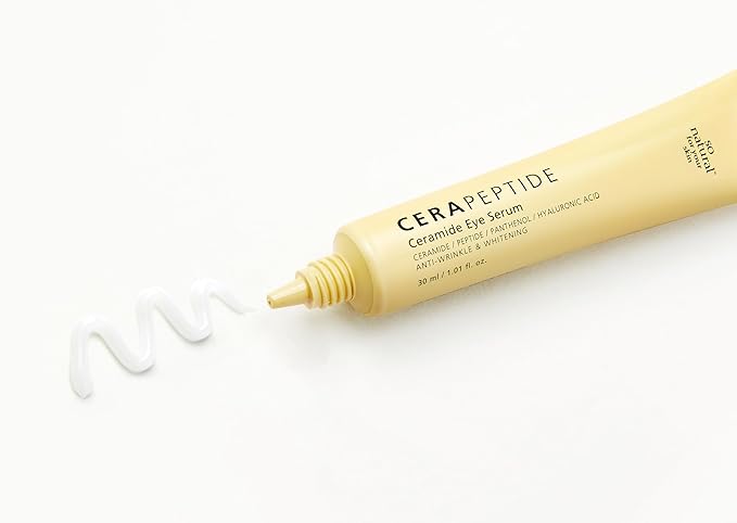 [So'natural Powder4room] Cera Peptide Eye Serum, 1 fl oz (30ml) | Eye Serum | Eye Cream | Korean Eye Cream | Korean Eye Serum | Peptide Serum | Under Eye Serum-VivaGrace Women