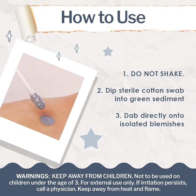 Bye Bye Blemish Drying Lotion Volcanic Ash | Acne Drying Solution To Assist With Blemish Prevention | 1 Fl. Oz.-VivaGrace Women