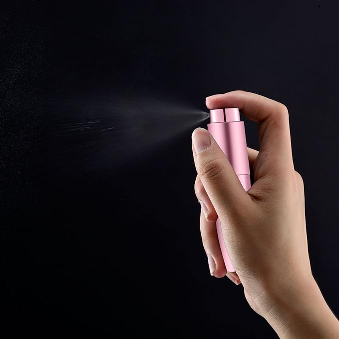 14 PCS/8ML Portable Atomizer Perfume Bottles, Mini Empty Refillable Cologne Spraye Bottle, Pocket Travel Perfume Liquid Sprayer (Mixing Colors)-VivaGrace Women